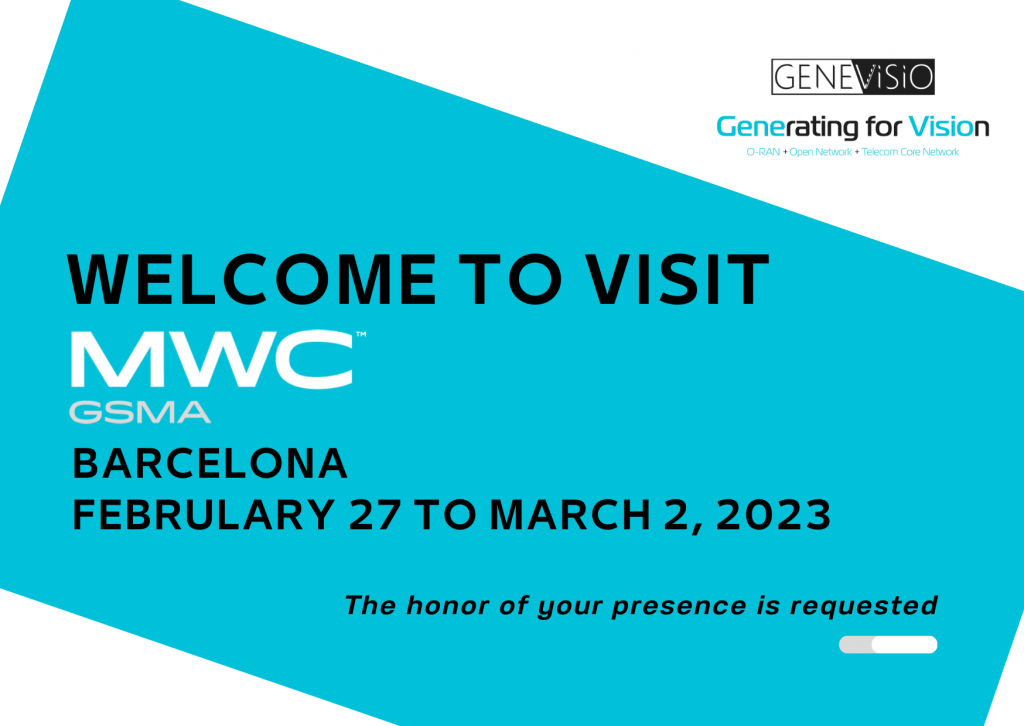 GENEViSiO will join MWC Barcelona and demonstrate multiple solutions with strategic partners